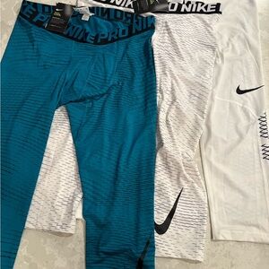 Three Pair- Mens Nike Leggings, NWT, X-Large